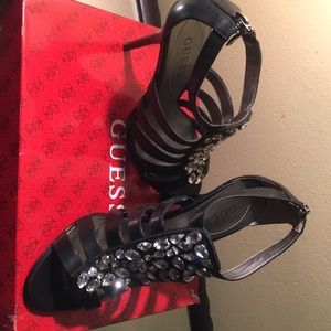 Guess Women Black Jewelry  Heels